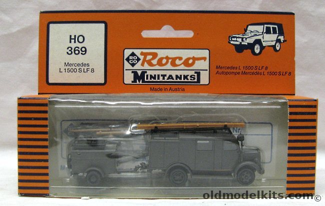 Roco HO Minitanks Mercedes L1500 S LF 8, 369 plastic model kit